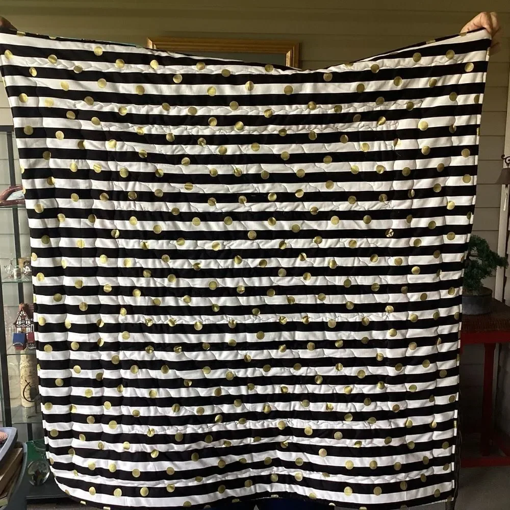 NWT  Baby/Children’s “ToThe Moon” Hand Crafted Quilt and Mini Quilt
